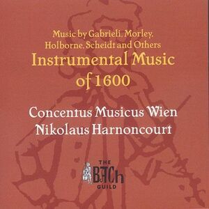 Nikolaus Harnoncourt - Instrumental Music from the Year 1600  CD
